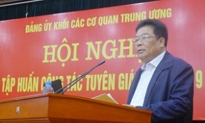 Đảng ủy Khối Các cơ quan Trung ương tập huấn công tác tuyên giáo năm 2019